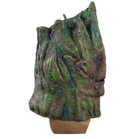 Guardians of Galaxy Baby Groot Tree Costume Latex Head Mask Halloween - Picture 2 of 4